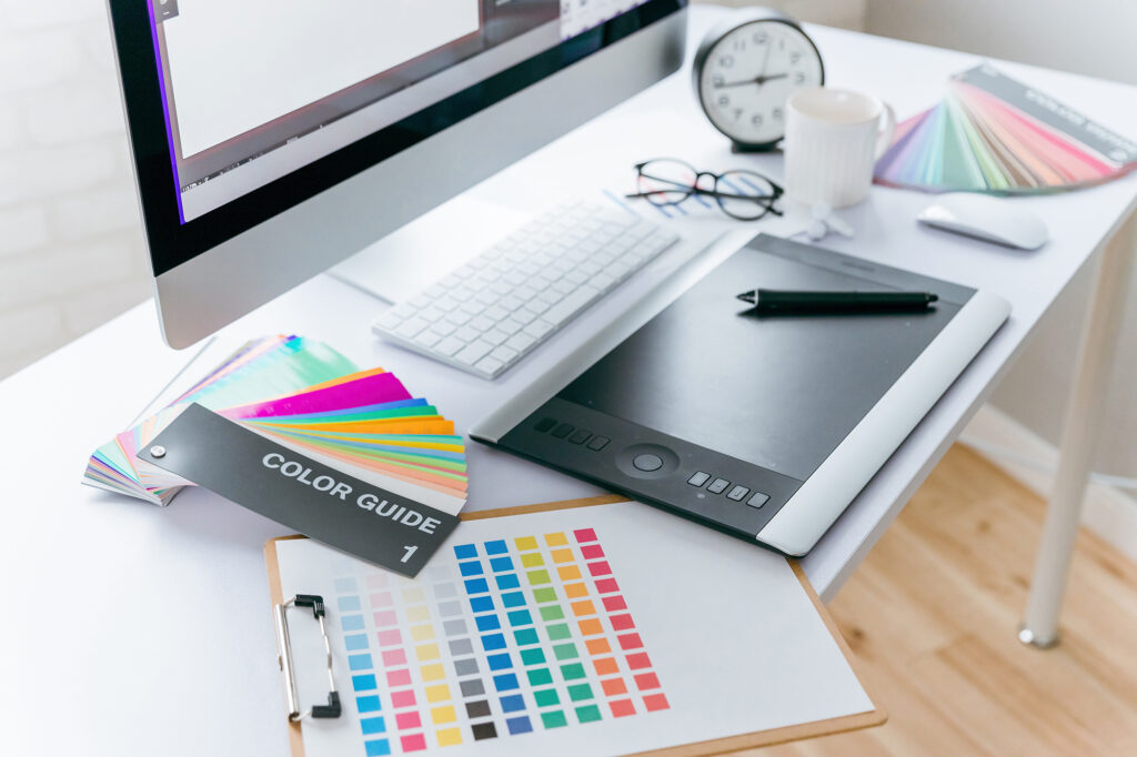 デザイン用のカラーチャート
