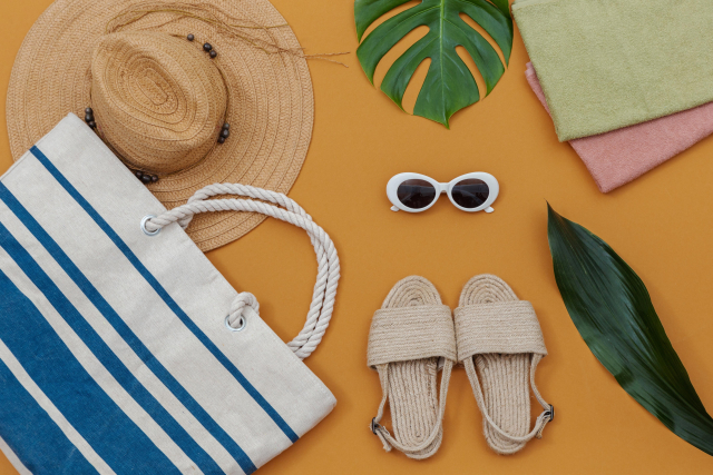 海水浴に行くための準備
