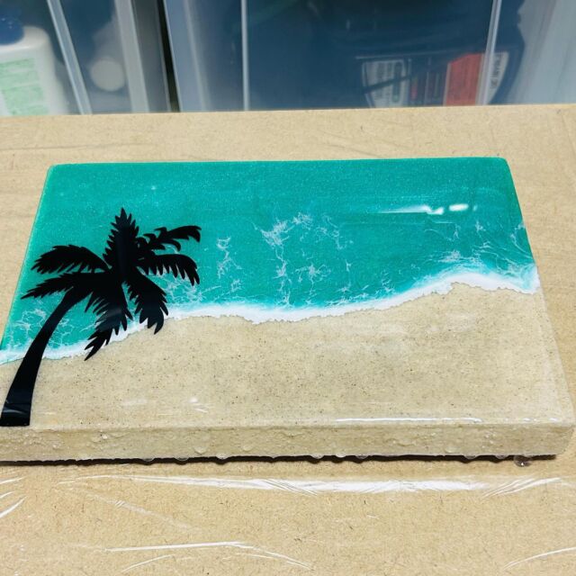 海レジン オーシャンプレート | さざ波