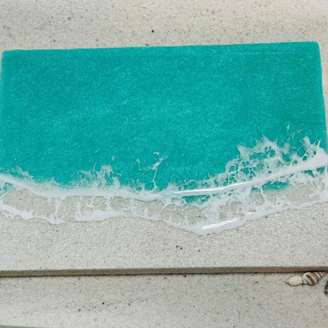 海レジン オーシャンプレート | さざ波